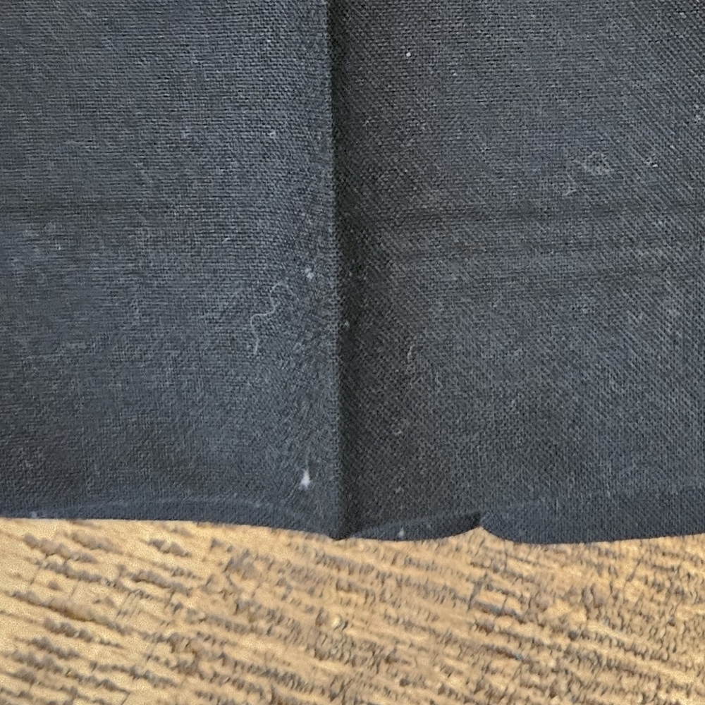 Na STAFFORD performance mens Dress Pants SIZE 38x34 COLOR BLACK POLYESTER/WOOL - Picture 2 of 10